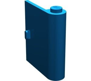 3192-7 Deur 1x3x3 rechts (dicht) blauw NIEUW *1B273