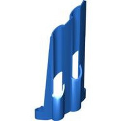32189-7G Technic, Sierpaneel # 4 Large Long, Large Holes, Si'de B blauw gebruikt *5K000