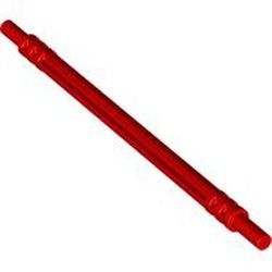 32199-5G Technic, zachte as lengte 11 noppen rood gebruikt *