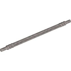 32200-95 Technic, zachte as lengte 12 noppen zilver, mat NIEUW *