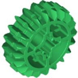 32269-6 Technic, Tandwiel 20 tanden Double Bevel groen NIEUW *0D030