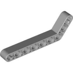 32271-86G Technic, Hefbalk 1x9 gebogen (7x3) dik grijs, licht (blauwachtig) gebruikt *1D000