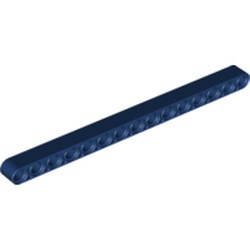 32278-63 Technic, Hefbalk 1x15 dik blauw, donker NIEUW *1D000