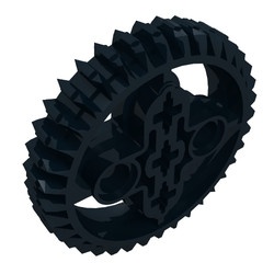 32498-11 Technic, Tandwiel 36 tanden Double Bevel zwart NIEUW *0D030