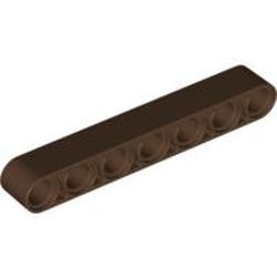 32524-8G Technic, Hefbalk 1x7 dik bruin (klassiek) gebruikt *1DT00