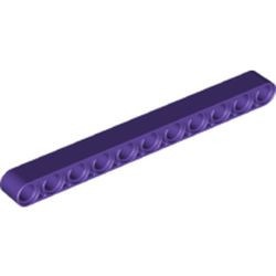 32525-89 Technic, Hefbalk 1x11 dik paars, donker NIEUW *1D000