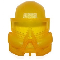 32571-19G Bionicle Masker Kaukau transparant neongeel gebruikt *