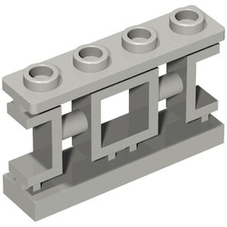 32932-86 Hek- Aziatisch ornament grijs, licht (blauwachtig) NIEUW *5D006