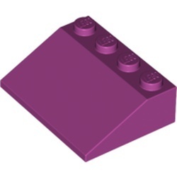 3297-71G Dakpan 33 graden 3x4 magenta gebruikt *1D019