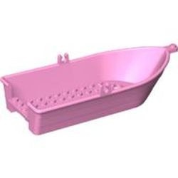 33129-104 Roeiboot groot 18x8x2 1/3 PAKKETPOST roze, helder NIEUW *