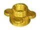 33291-115 Bloem- Platte plaat 1x1 bloem VIER blaadjes goud, parel NIEUW *5C076