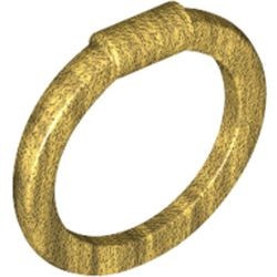 35485-115 Wapen, hoepel goud, parel NIEUW *0L0000