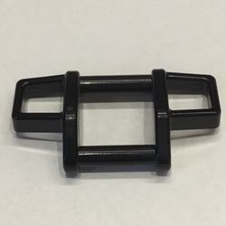 35654-11 Bumper 1x4x1 2/3 zwart NIEUW *