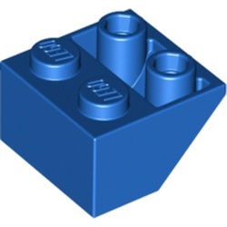 3660-7G Omgekeerde dakpan 45 graden 2x2 blauw gebruikt *1B399