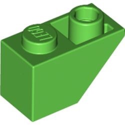 3665-36 Omgekeerde dakpan 45 graden 1x2 groen, helder NIEUW *1B222