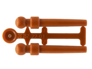 36752-68 2x toverstaf (Harry Potter) oranje, donker NIEUW *5C074