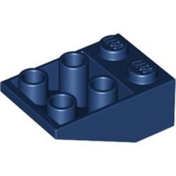 3747-63 Omgekeerde dakpan 33 graden 2x3 blauw, donker NIEUW *1B220