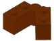 3830c01-88 Scharniersteen 1x4 compleet bruin, roodachtig NIEUW *1B062
