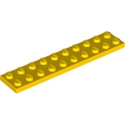 3832-3 Platte plaat 2x10 geel NIEUW *5K700