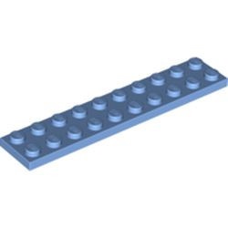 3832-42 Platte plaat 2x10 blauw, midden NIEUW *5K700