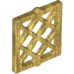 38320-115 Raampaneel 1x2x2 vierkant wybertjes goud, parel NIEUW *1B284