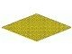 3867-3G Basisplaat 16x16 (geen nopgaten onder) geel gebruikt *4T000