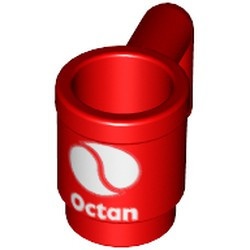 3899pb04-5 Kopje met OCTAN logo rood NIEUW *0L0000