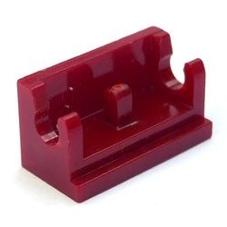 3937-59 Scharnier verticaal- bodem rood, donker NIEUW *1B325