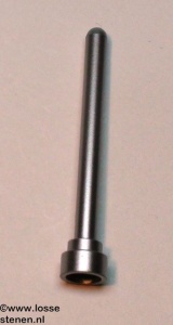 3957-67 Antenne 1x4 noppen hoog zilver, metallic NIEUW *1B054