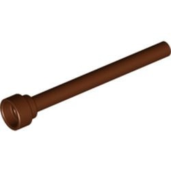 3957b-88 Antenne 1x4 noppen hoog platte top bruin, roodachtig NIEUW *1B054