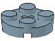 4032-55 Platte plaat 2x2 rond blauw, zandkleurig NIEUW *1B209