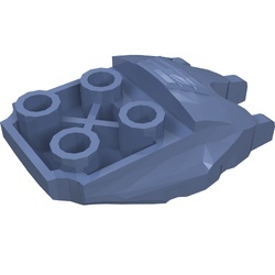 40393-55G Dinosaurus voet blauw, zandkleurig gebruikt *0D000