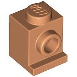 4070-28 Steen 1x1 met koplamp caramel NIEUW *1B033