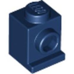 4070-63G Steen 1x1 met koplamp blauw, donker gebruikt *1R001