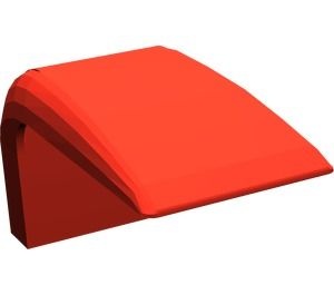 4086-5G Autodak rechte hoek (PAKKETPOST!) rood gebruikt *