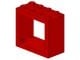 4132-5G Raam 2x4x3 Frame breed DICHTE NOPPEN rood gebruikt *
