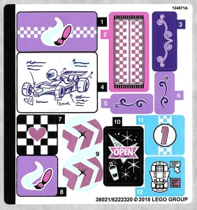 41351stk01 STICKER 41351 Creative Tuning Shop NIEUW *0S0000