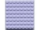 41539-44G Platte plaat 8x8 violet, licht gebruikt *1A048