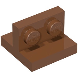 41682-88 Verbindingsplaat 2x2 1x2 in midden bruin, roodachtig NIEUW *5A038