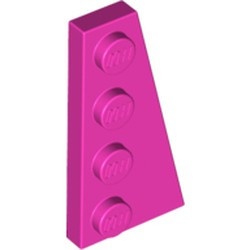 41769-47 Wig plaat 4x2 rechts roze, donker NIEUW *1B230