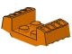 41862-4 Plaat 2x2 met grill beide kanten erop oranje NIEUW *5A021