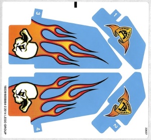 42022stk01 STICKER Hot Rod NIEUW *0S0000