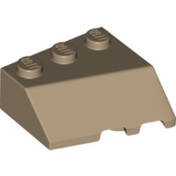 42862-69 WigSTEEN 3x3 links crème,donker NIEUW *