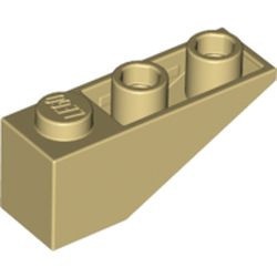 4287-2 Omgekeerde dakpan 33 graden 1x3 crème NIEUW *1B217