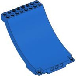 43085-7G Arena sectie/skateboard helling (PAKKETPOST) blauw gebruikt *0M0000