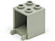 4345-9G Box 2x2x2 opening voorkant lichtgrijs (klassiek) gebruikt *5K000