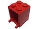 4345a-5G Box 2x2x2 opening voorkant dichte noppen rood gebruikt *5K000