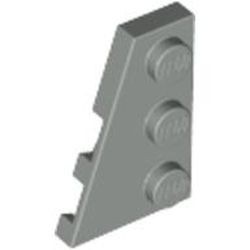 43723-9G Wig plaat 2x3 links lichtgrijs (klassiek) gebruikt *1G018