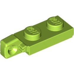 44301-34 Scharnierplaat 1x2- 1 vinger aan einde lime NIEUW *1B298