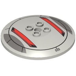 44375apb06-85 Schotel 6x6 Star Wars Sith infiltrator patroon grijs, licht (blauwachtig) NIEUW *1R026